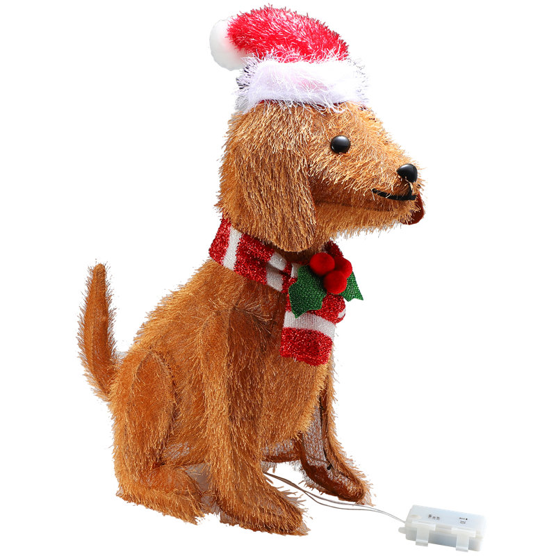 The Holiday Aisle® Christmas Dog Lighted Display Wayfair